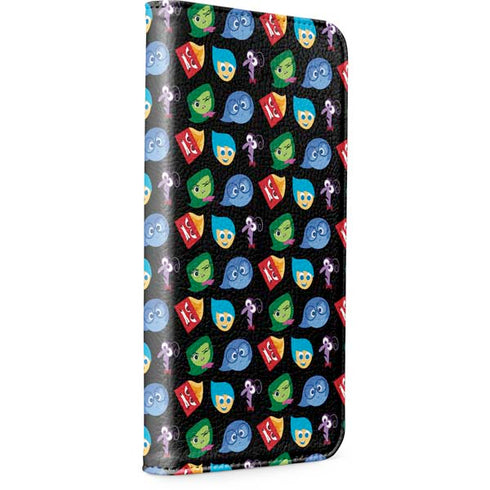 Disney Inside Out Character Pattern iPhone 15 Pro Folio Case